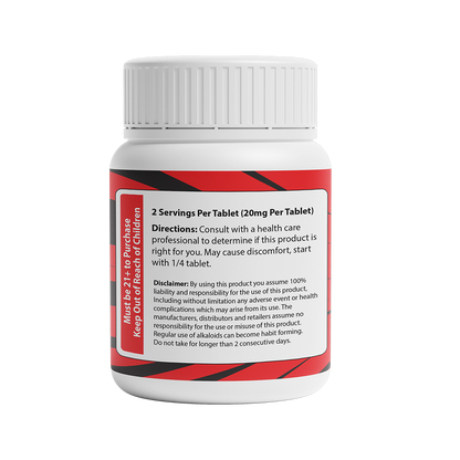 RED 7 KRATOM TABLETS (20mg)