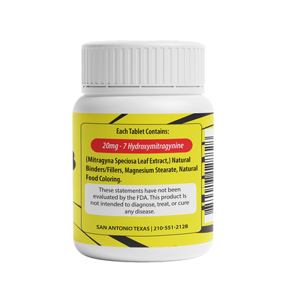 7-OH KRATOM TABLETS (20mg)