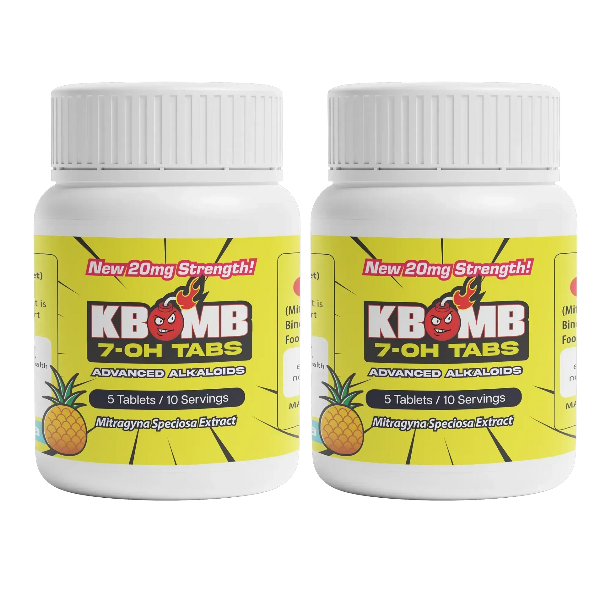 7-OH Kratom Tablets (20mg) - KBomb Kratom