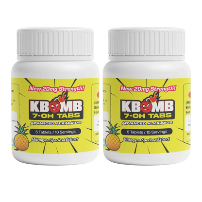 7-OH Kratom Tablets (20mg) - KBomb Kratom