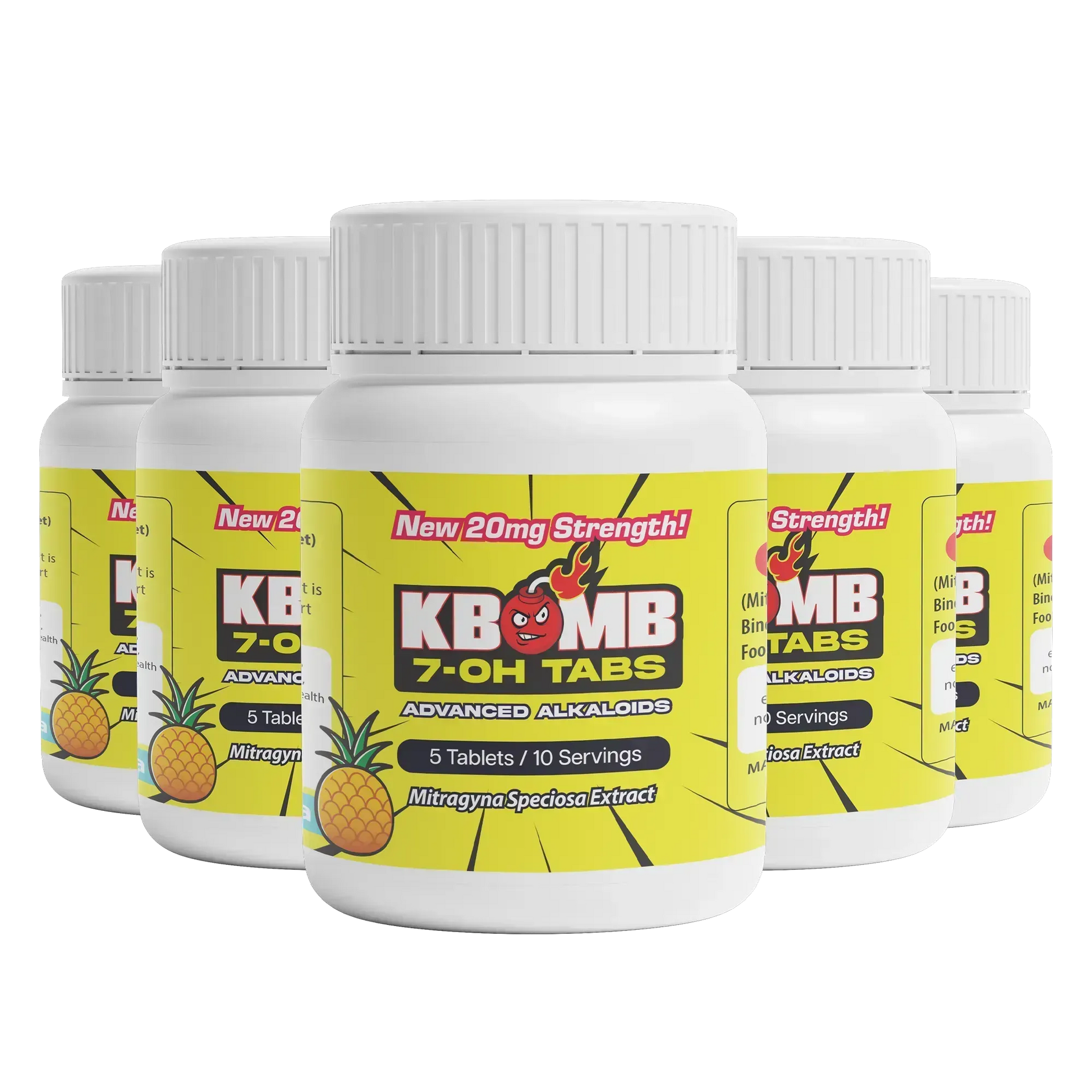 7-OH Kratom Tablets (20mg) - KBomb Kratom